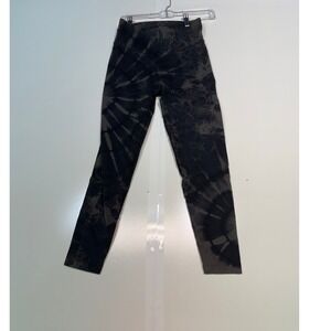 OFFLINE by Aerie Leggings Medium Black Tie Dye Womens High Rise 7/8 Length